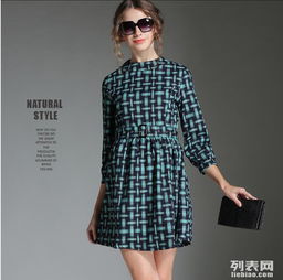 歐美風(fēng)新款格子連衣裙 廣州廠家直銷，一件起批引領(lǐng)時(shí)尚潮流